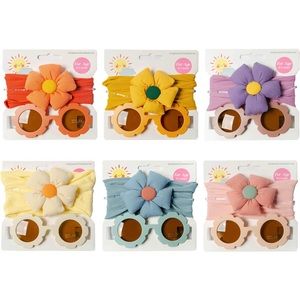 Headband and glasses for babies